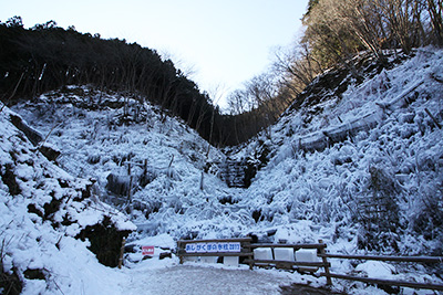 あしがくぼの氷柱