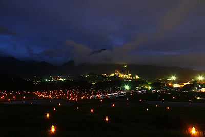 武甲山と寺坂棚田