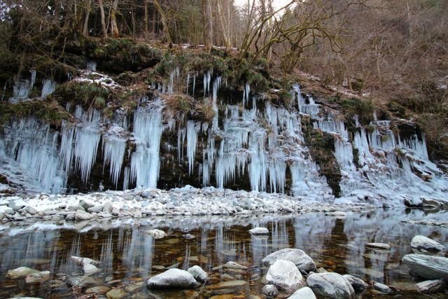 大滝・三十槌の氷柱